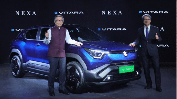 Maruti Suzuki electric vehicle e VITARA showcasing India’s transition to green mobility and EV infrastructure