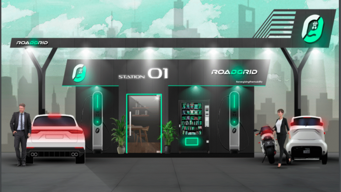 RoadGrid EV charging infrastructure funding India