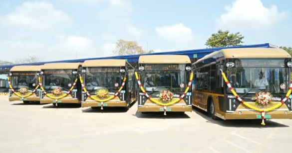 Chennai Launches Premium Electric AC Bus Service to Upgrade Public Transport