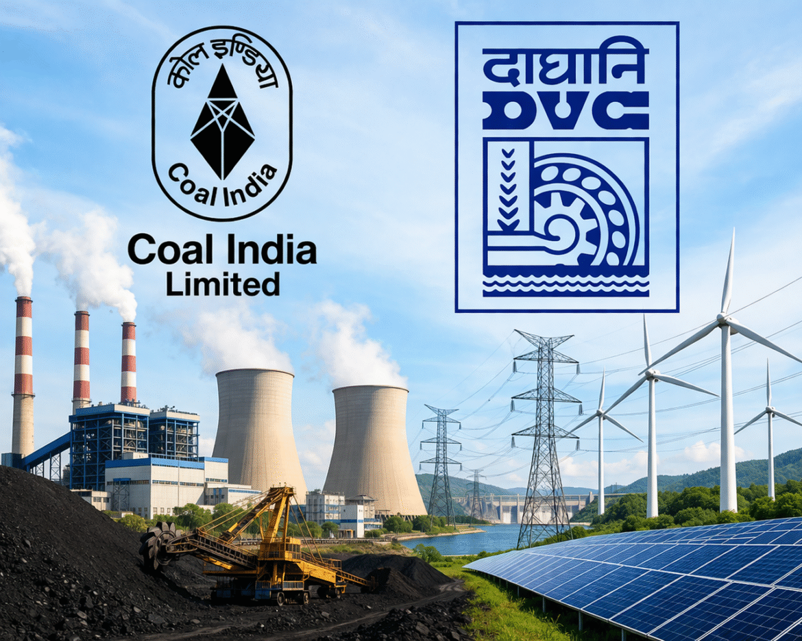Coal India and Damodar Valley joint venture power company announcement
