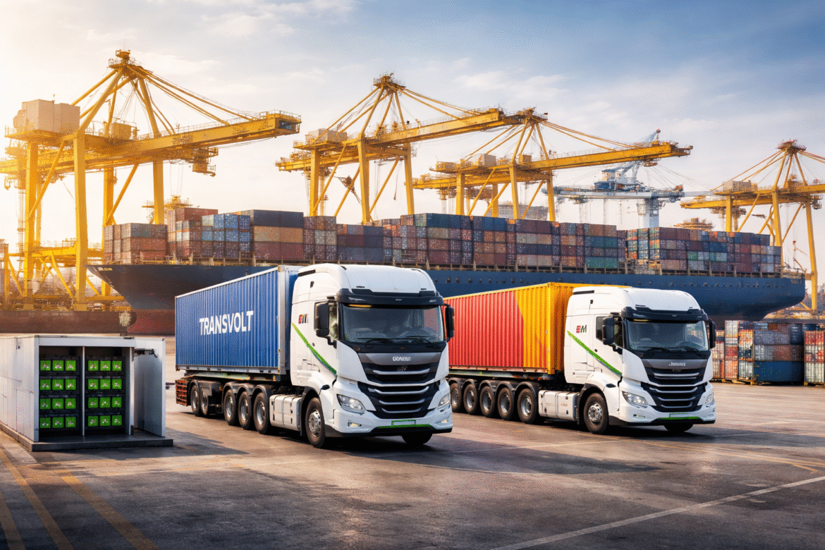 Ravindra Energy Associate EIM Partners with Transvolt to Deploy 66 Electric Heavy Vehicles at Major Ports