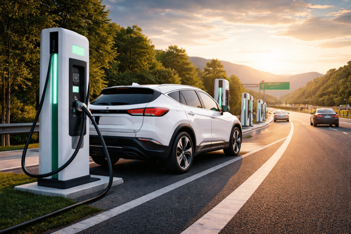 MegaCharge Partners with NHEV to Deploy 660 EV Charging Points Across 5,500 km E-Highway Network in India