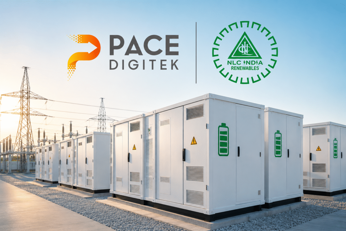 Pace Digitek Secures ₹7,099 Million BESS EPC and Long-Term O&M Contract from NLC India Renewables Limited