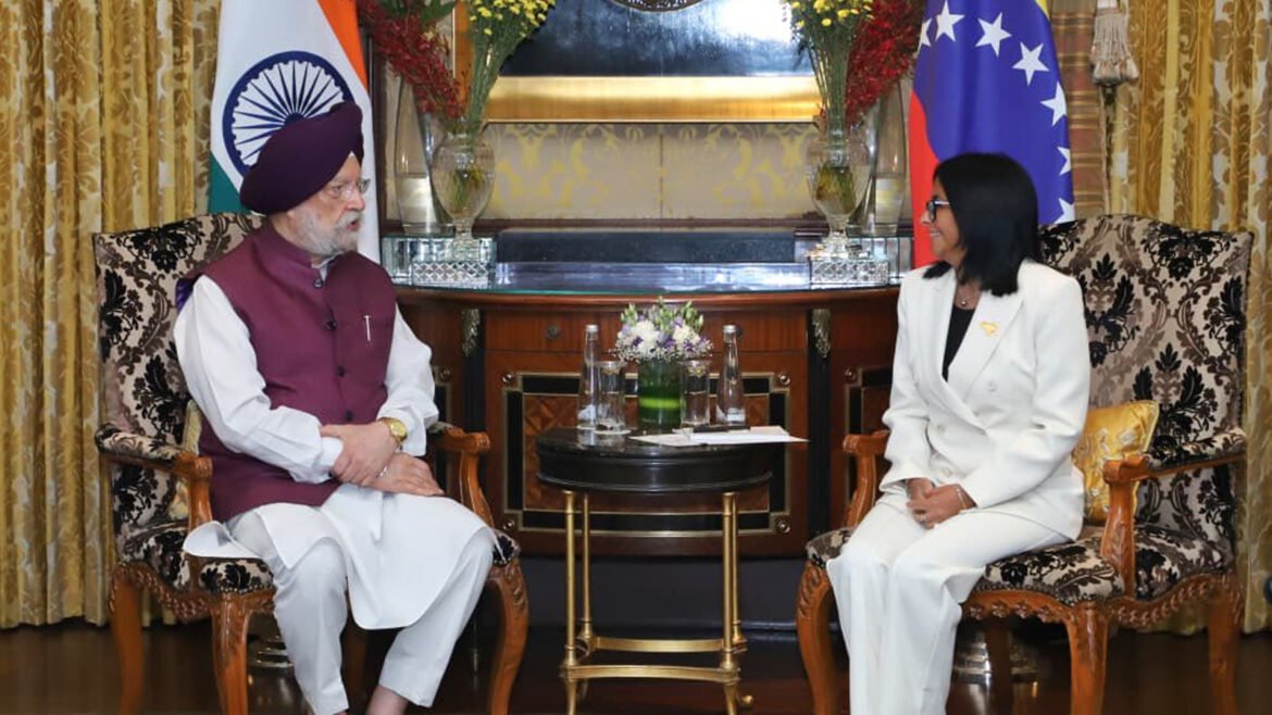 Hardeep Singh Puri Reaffirms Venezuela’s Strategic Role in India’s Energy Diversification Plans