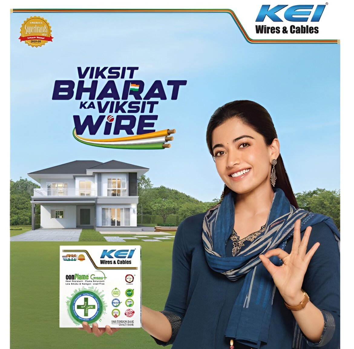 KEI Industries Strengthens Market Position in Power & Infrastructure Sector with Rashmika Mandanna as Brand Ambassador