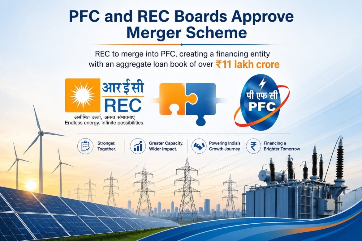 PFC and REC Boards Approve Merger Scheme to Create Financing Entity with Over ₹11 Lakh Crore Loan Book