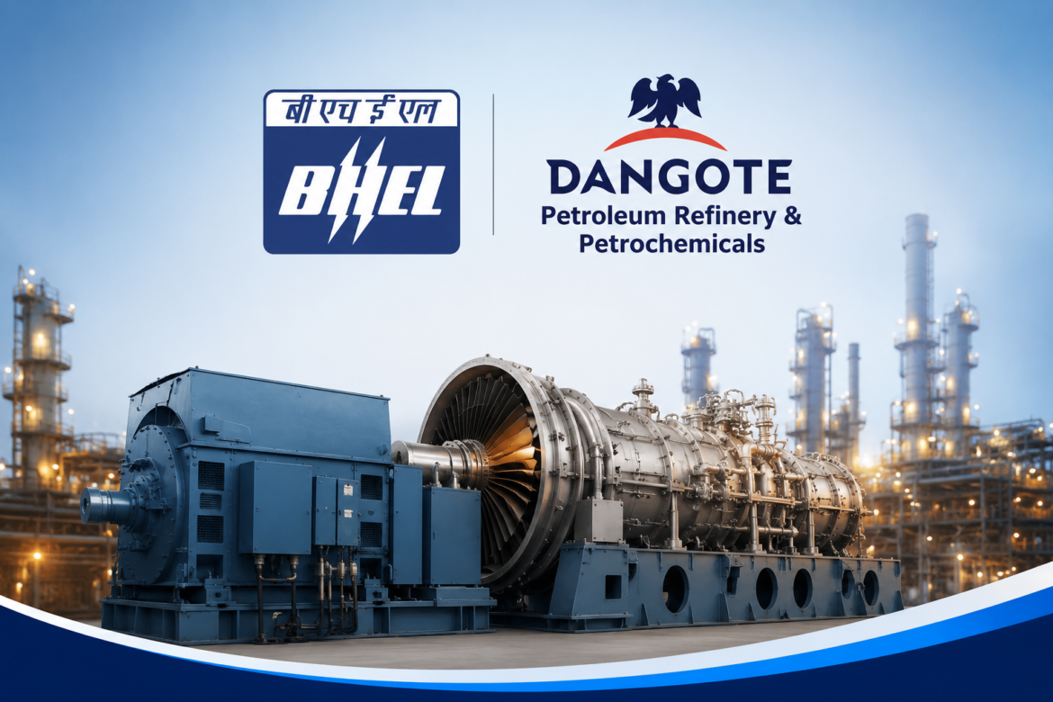 BHEL Bags Order from Nigerian Firm to Supply 8 Gas Turbine Generators