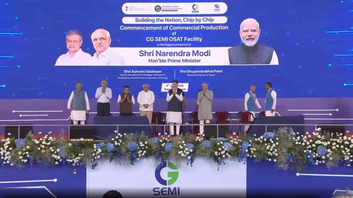 CG Semi commences commercial production at its G1 OSAT facility in Sanand, Gujarat