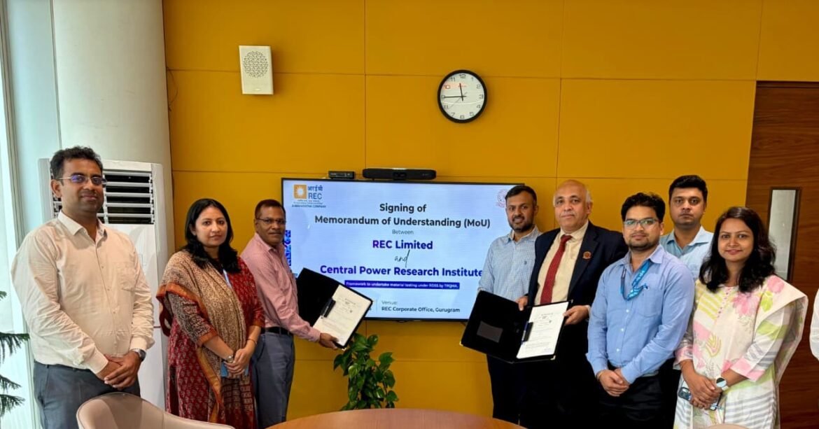 REC Limited Signs MoU with CPRI to Enhance Quality Assurance Under RDSS