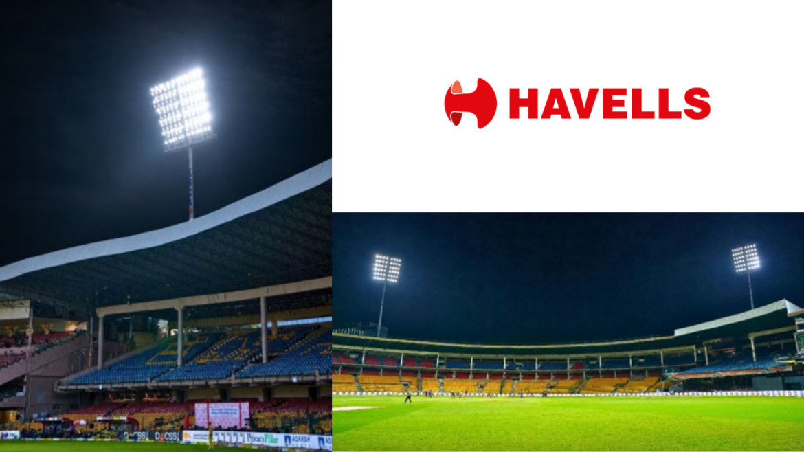Havells Illuminates M. Chinnaswamy Stadium with Advanced LED Sports Floodlighting System