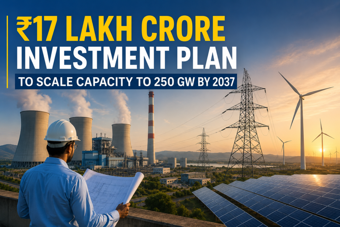 NTPC Plans ₹17 Lakh Crore Investment to Reach 250 GW Capacity by 2037