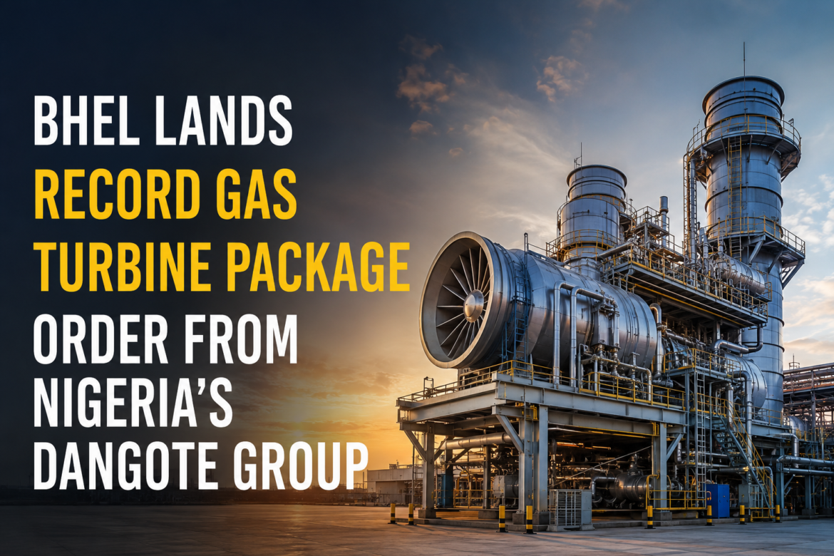 BHEL Secures Largest Gas Turbine Package Order from Nigeria’s Dangote Refinery