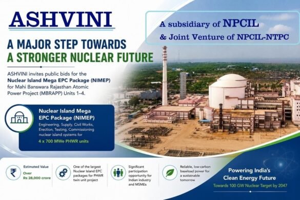 ASHVINI to Float ₹28,000 Crore EPC Tender for Mahi Banswara Rajasthan Atomic Power Project 