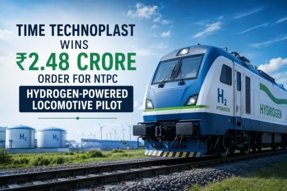 Time Technoplast Secures ₹2.48 Crore Order for Hydrogen Storage and Fuel Delivery System for NTPC’s Hydrogen-Powered Locomotive Pilot Project