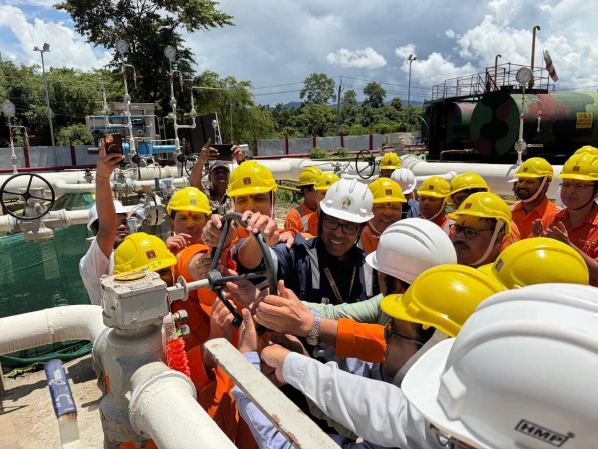 ONGC Connects Khoraghat Gas to North East Gas Grid, Strengthening Regional Energy Access