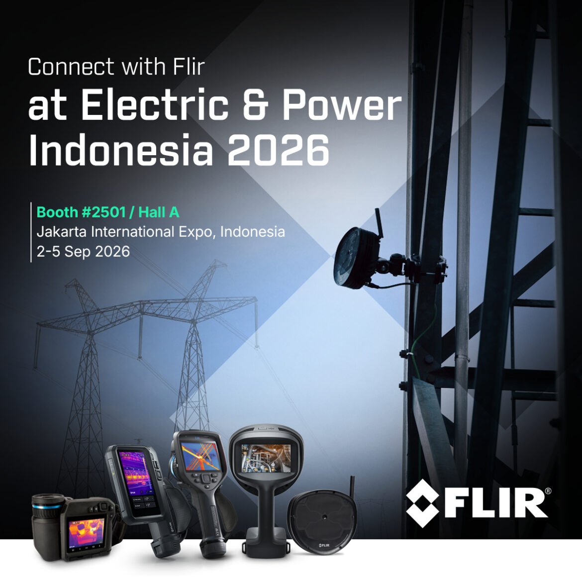 Teledyne FLIR to Show the New Si2a-PD Continuous Partial Discharge Monitor at Electric & Power Indonesia 2026