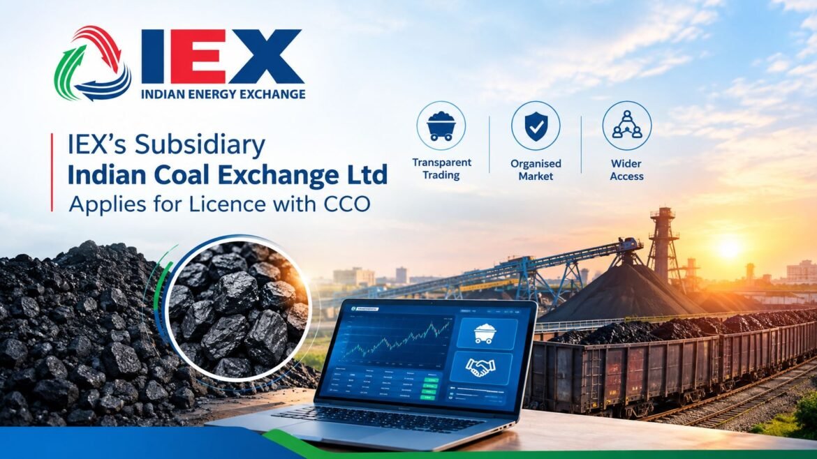 IEX Expands Energy Markets Footprint: Subsidiary Indian Coal Exchange Ltd Applies for Licence with Coal Controller Organisation 