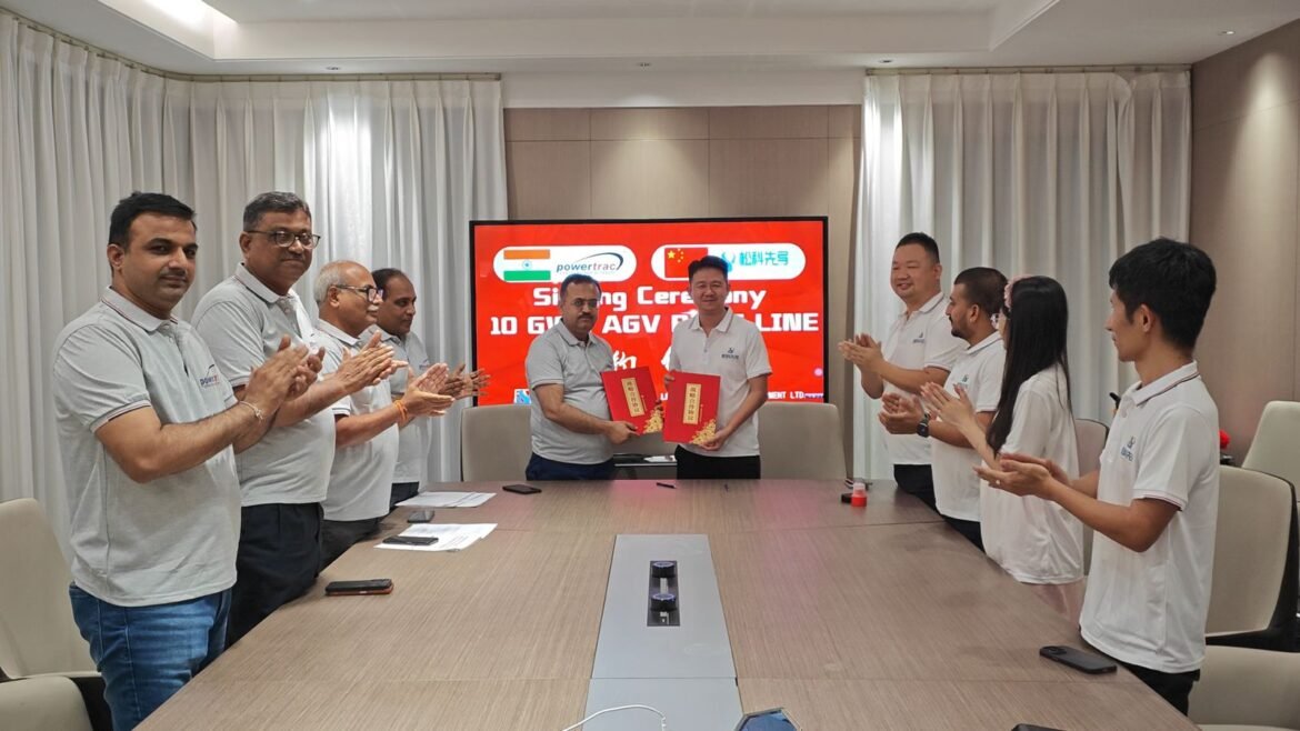 Powertrac Orders 10 GWh AI-Driven, AGV and Robotic BESS Manufacturing Line in Gujarat 