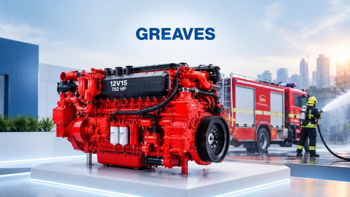 Greaves Cotton Unveils 750 HP Fire Fighting Engine at FSIE Expo 2026, Expanding Industrial Solutions Portfolio