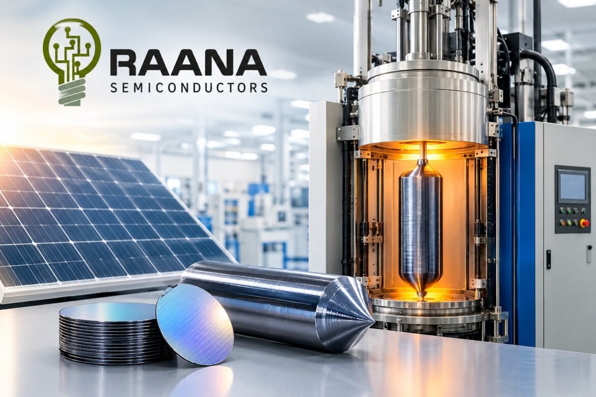 Raana Semiconductors to Launch 12-Inch CZ Ingot Machine for Solar Module Manufacturers