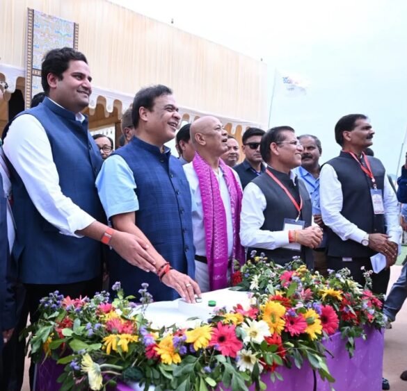 CM Himanta Biswa Sarma Lays Foundation Stone for Adani Power’s 3,200 MW Assam Project
