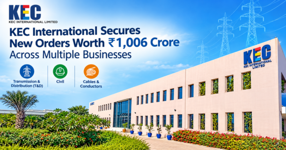 KEC International Secures New Orders Worth ₹1,006 Crore Across Multiple Businesses