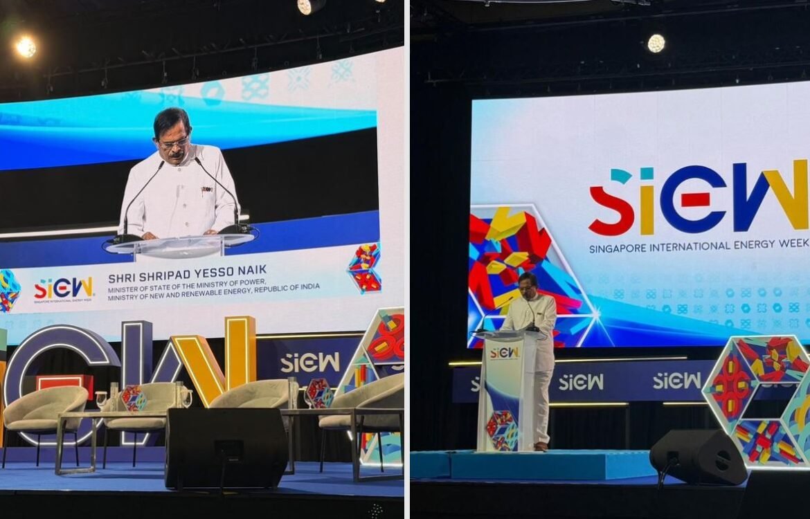 Shripad Yesso Naik Leads Indian Delegation to Singapore International Energy Week 2026
