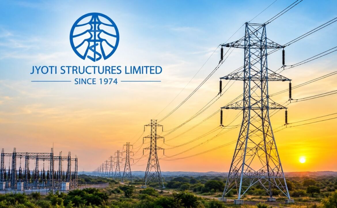 Jyoti Structures Secures ₹648.91 Crore Power Grid Order for ±800 kV HVDC Transmission Line Package in Gujarat