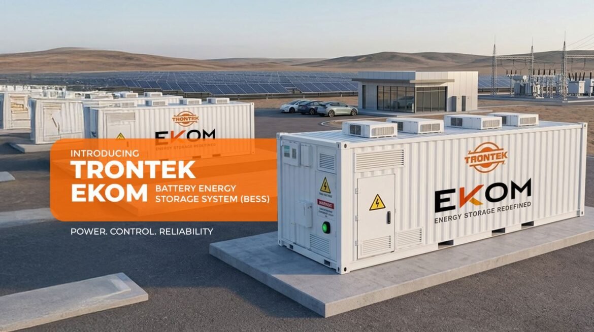Trontek to Unveil 5 MWh EKOM Battery Energy Storage System at The Battery Show India 2026