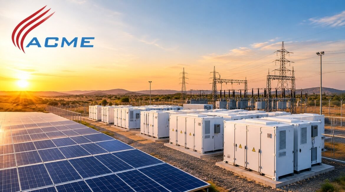 ACME Solar Operationalizes Additional 107.36 MW / 437.49 MWh BESS Capacity in Rajasthan